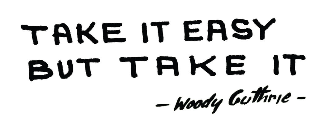 Take It Easy But Take It sticker set