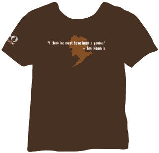 I think he must have been a genius - Jimi Hendrix t-shirt