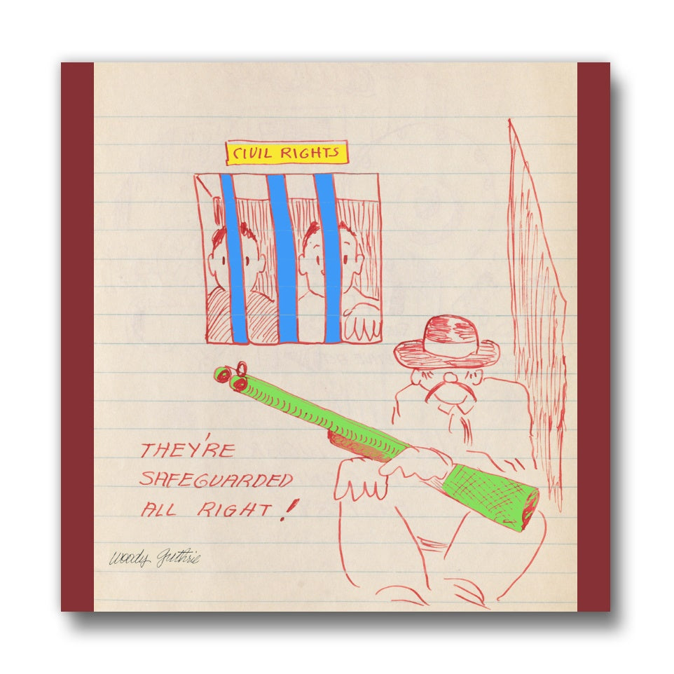 Civil Rights artwork - 2.5" x 2.5" magnet