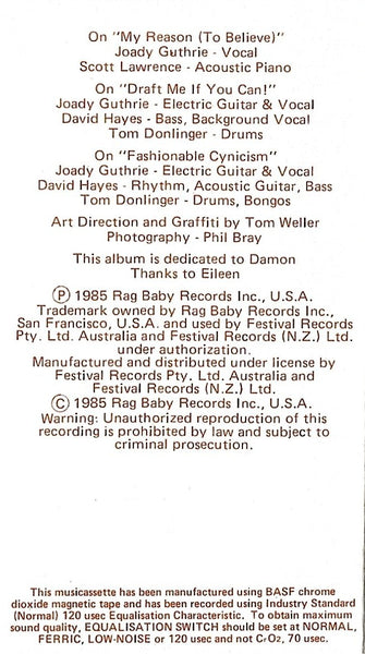 Spys On Wall Street Cassette Tape