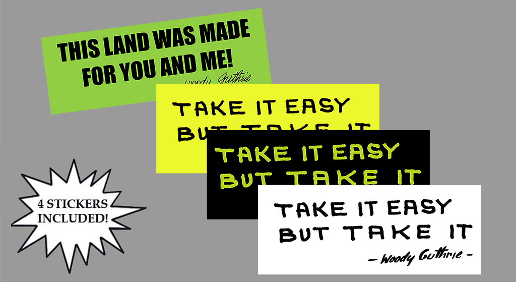 Take It Easy But Take It Variety Pack sticker set