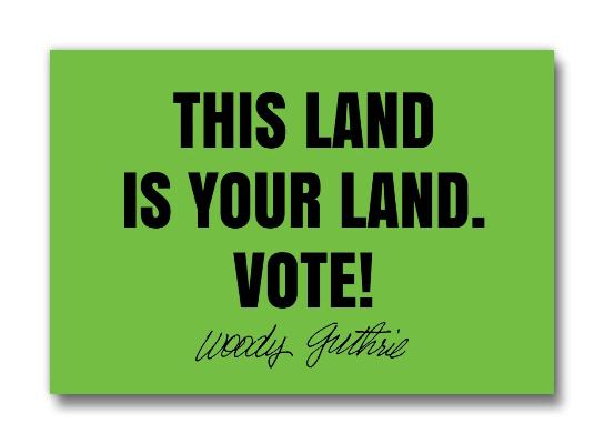 This Land Is Your Land - 2" x 3" magnet